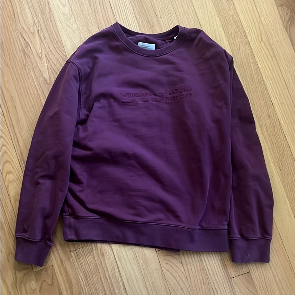 Men's Purple Crewneck Sweater